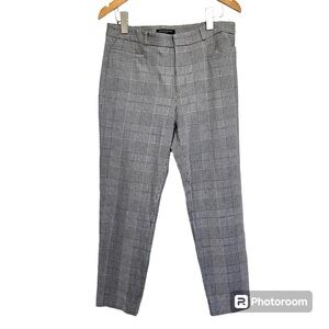 Banana Republic Sloan Slacks Size 10, Black & White Plaid